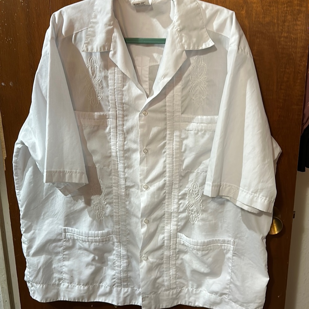 ABDALA Guayabera White